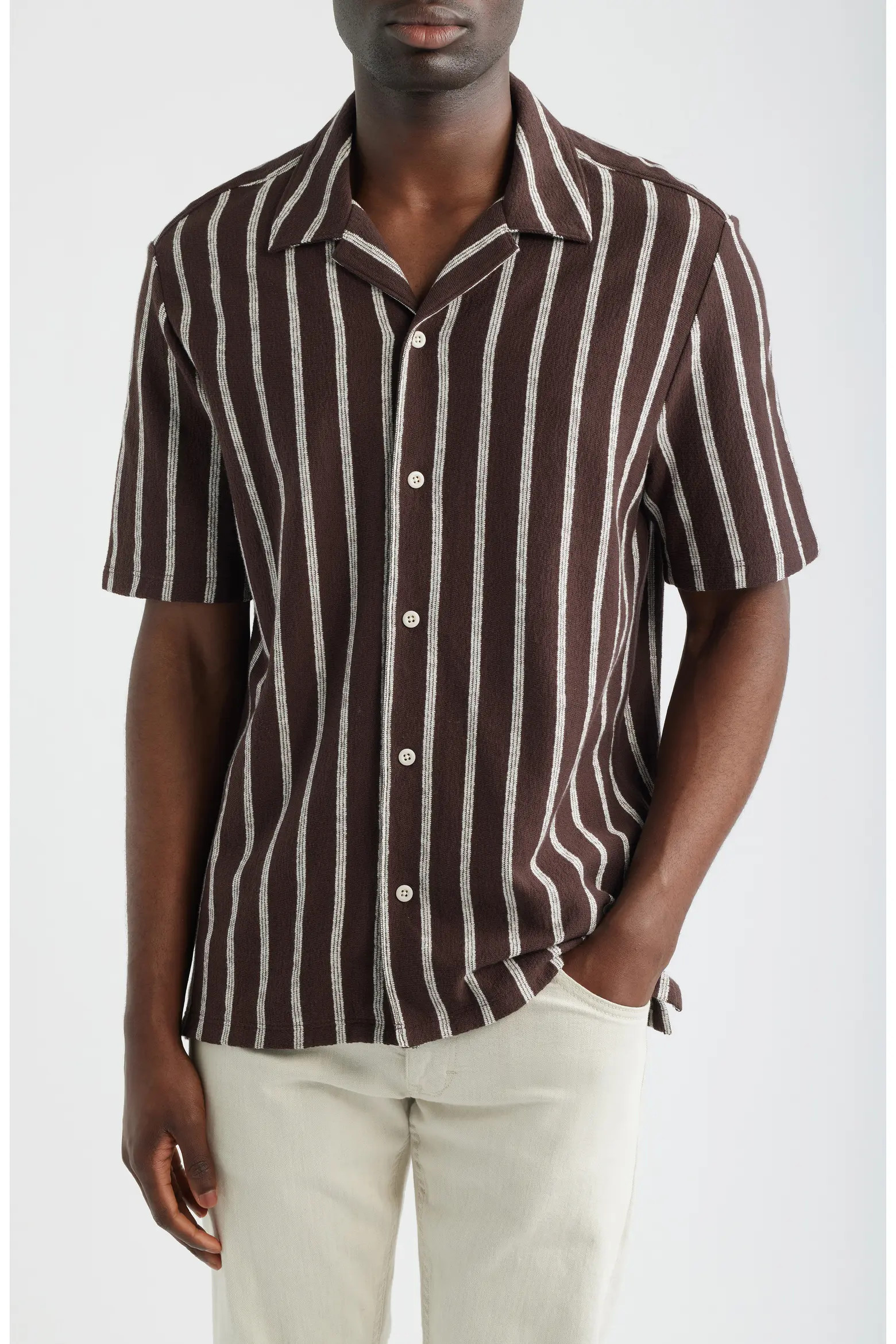 Seaport Terry Camp Shirt (Men) | Nordstrom | Nordstrom