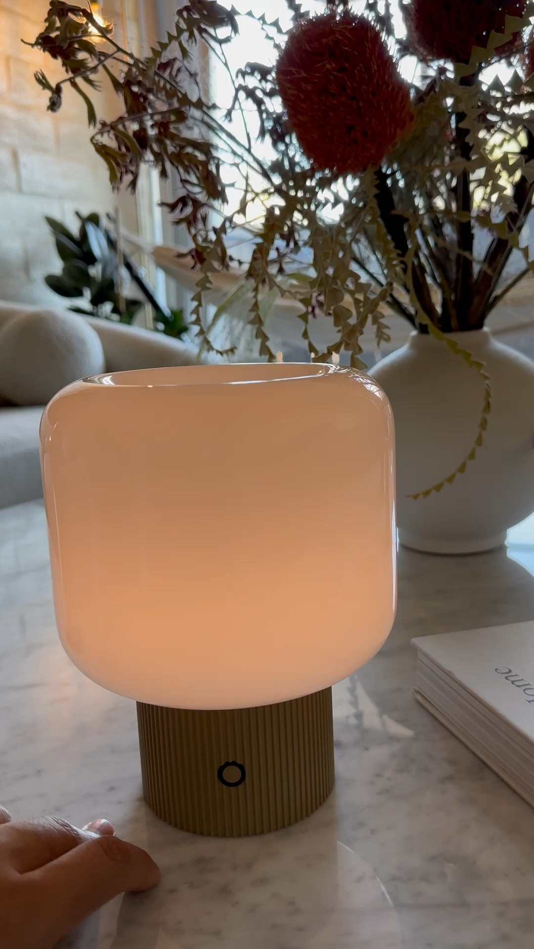 My absolute favorite lamp!!! Love the dimmable feature and the 3 different light colors from cool to warm. Love it so much I got the black finish too! 

#LTKFindsUnder50 #LTKCyberWeek #LTKStyleTip