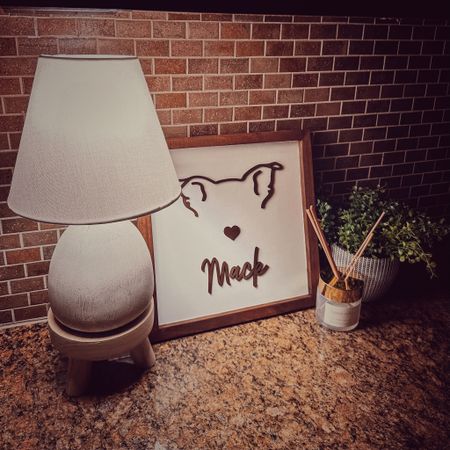 Mini $12 target lamp in kitchen 

#LTKstyletip #LTKfindsunder50 #LTKhome