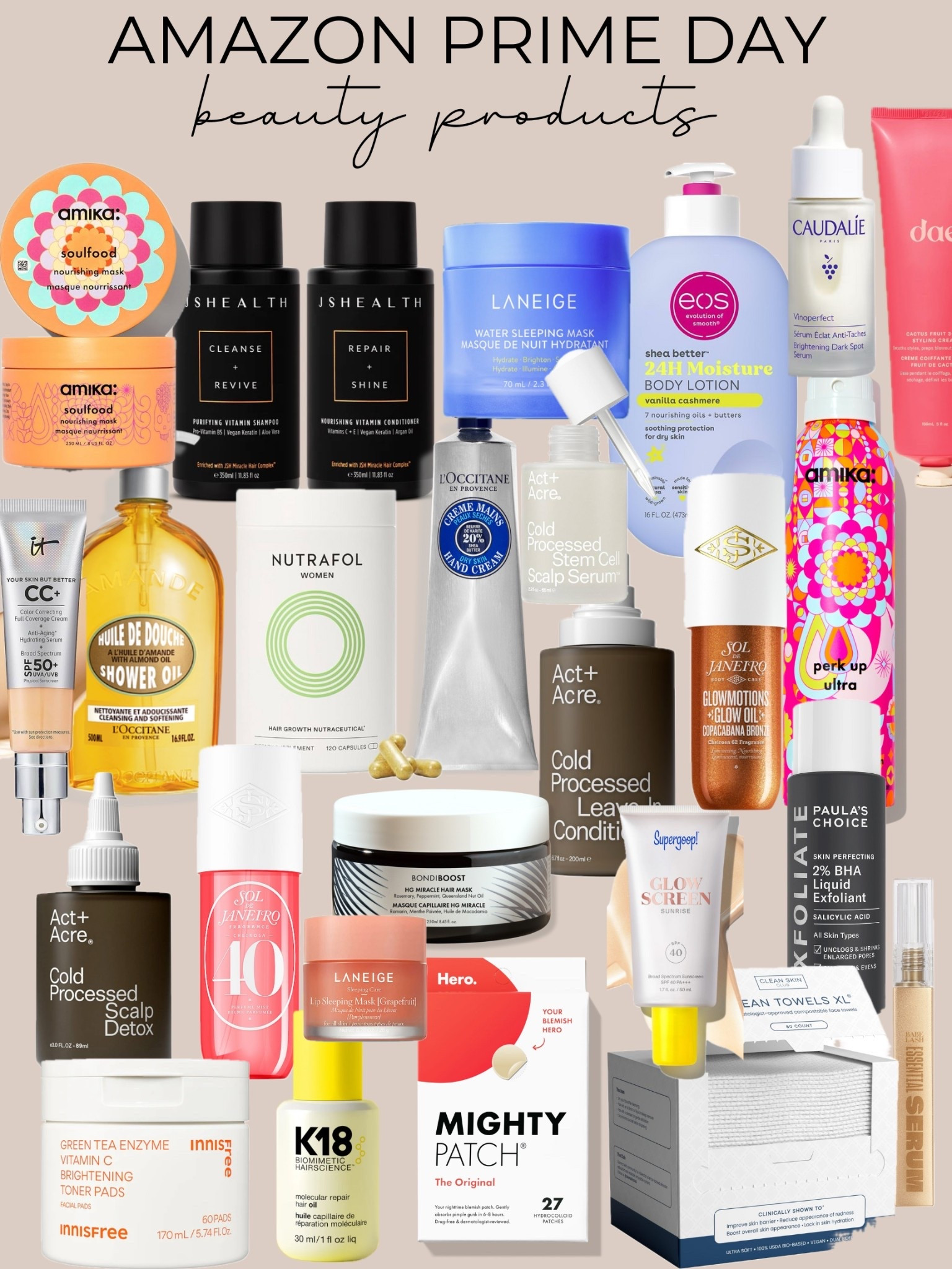 Amazon prime day — beauty deals through July 8th-11th

#LTKBeauty #LTKFindsUnder100 #LTKSaleAlert