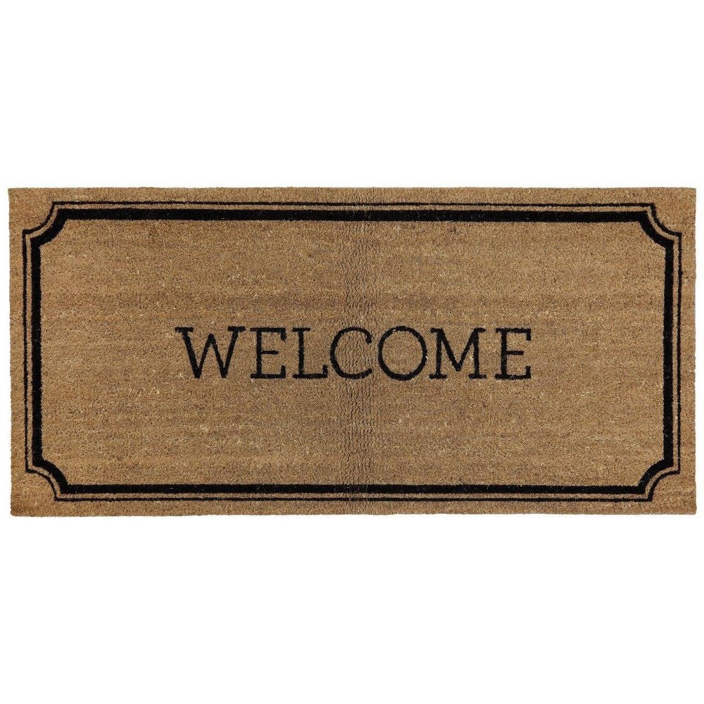 Welcome Estate Doormat (1'10""x3'11"") - Threshold , White | Target