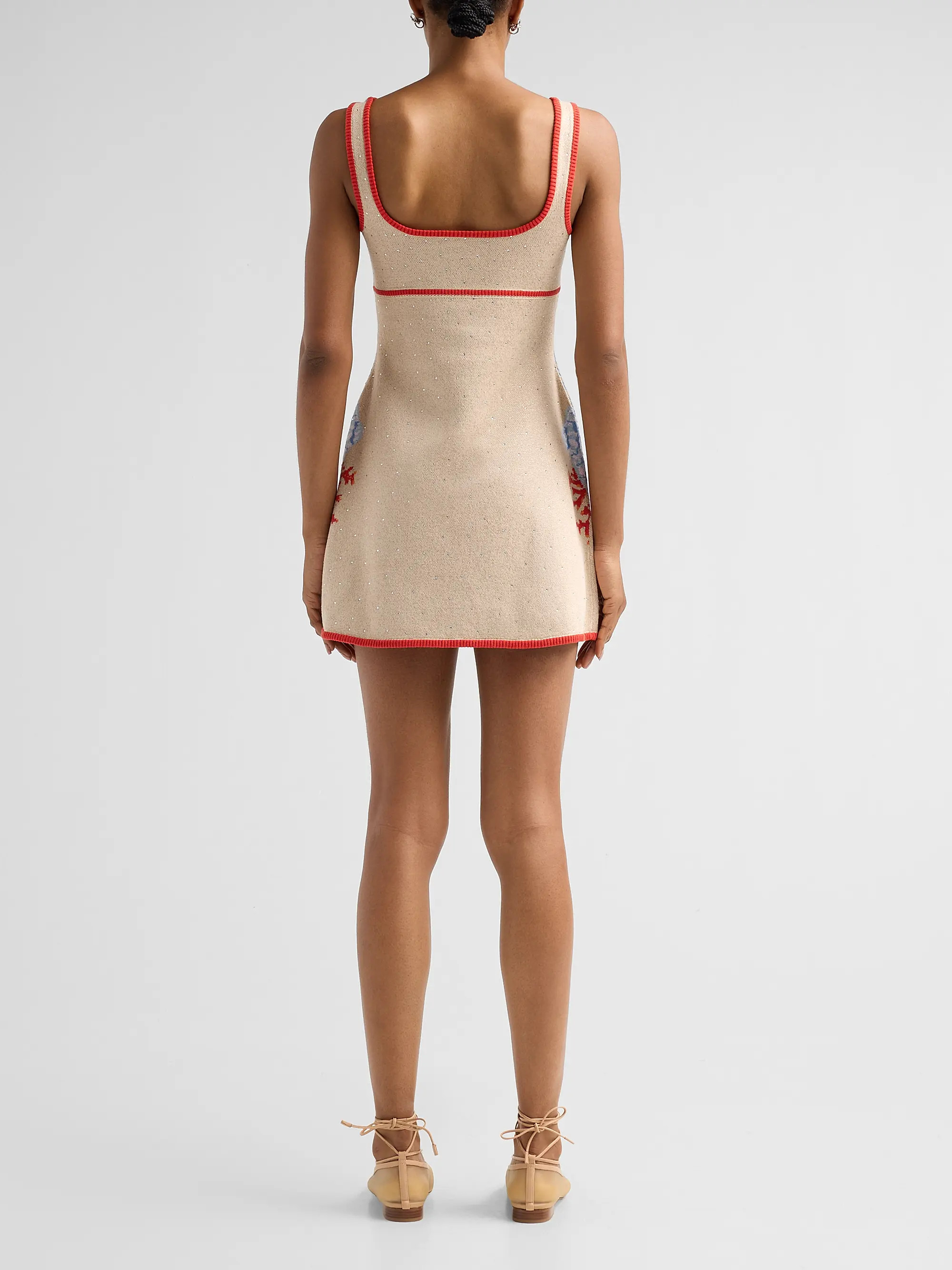 Valcra Oceanic-Print Cotton-Blend Mini Dress | Saks Fifth Avenue