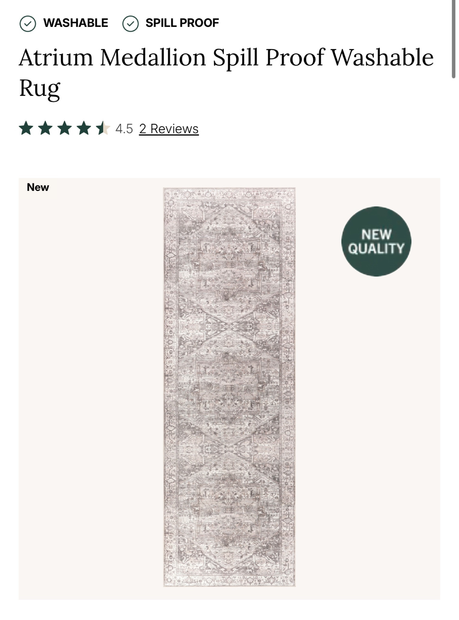 Washable rug
Runner
Rug sale
Home decor 

#LTKFindsUnder100 #LTKHome #LTKSaleAlert