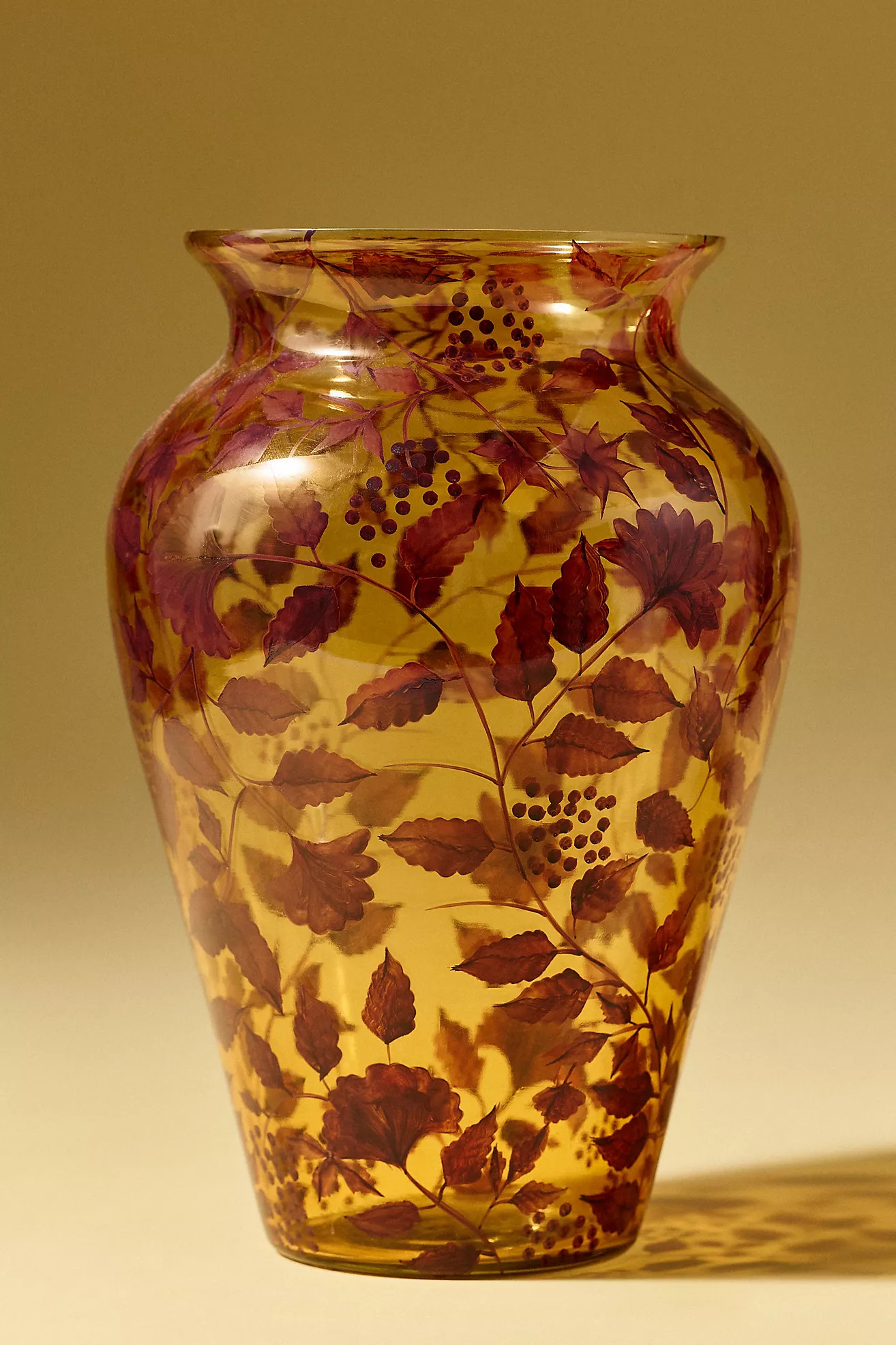 Brienne Floral Glass Vase | Anthropologie (US)