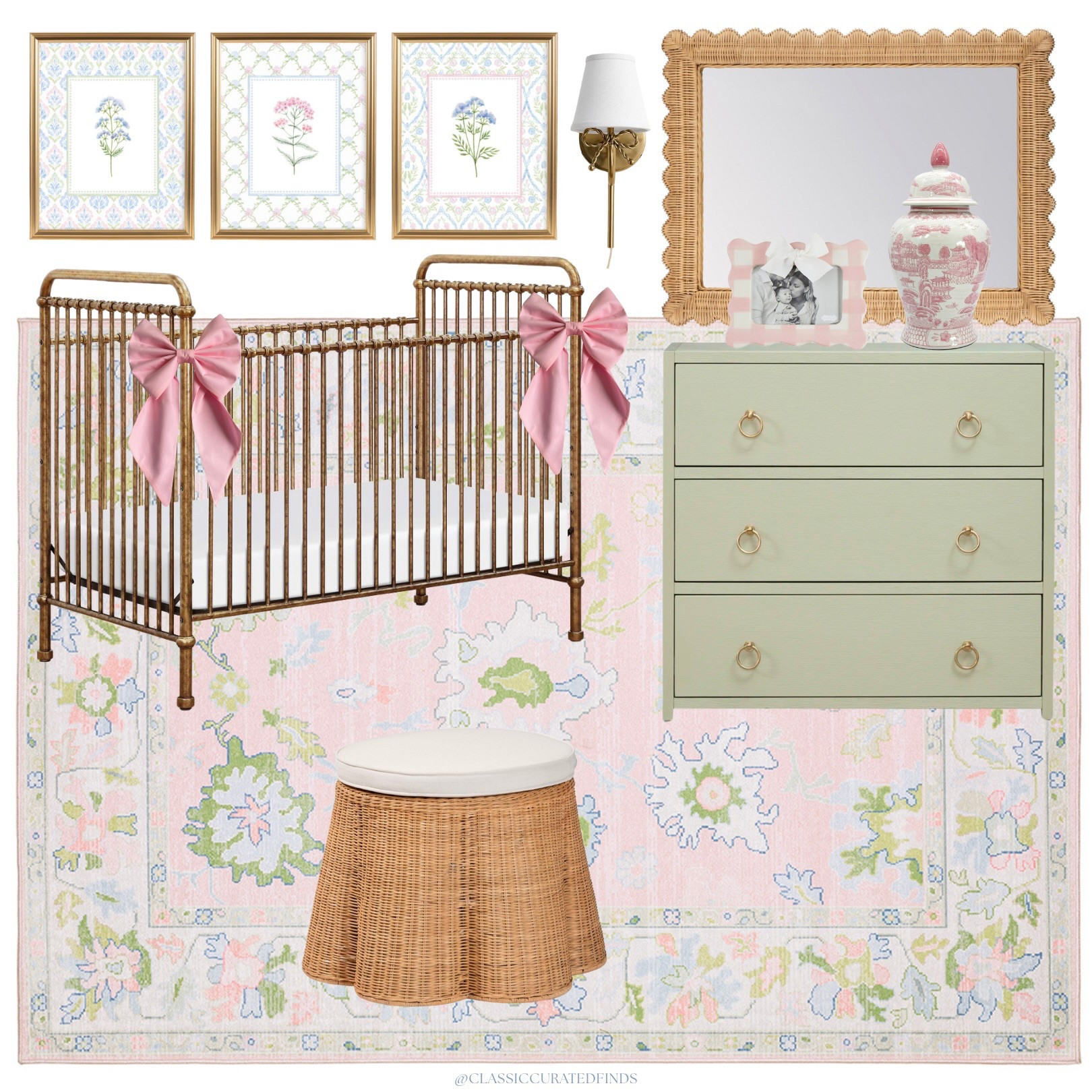 Pink and green inspo for a girl nursery!!🩷💚

Home Decor, Nursery Decor, Grandmillennial, Crib, Rug, Scallop, Rattan

#LTKHome #LTKBaby
