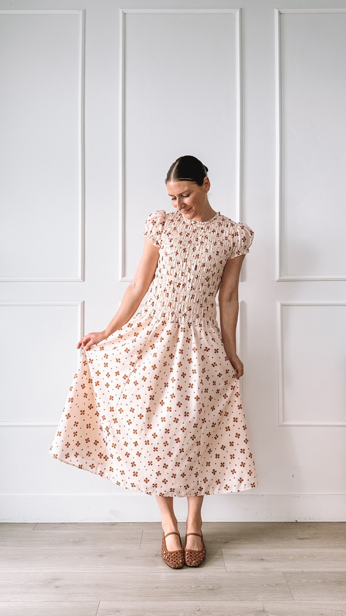 Smocked Floral Midi Dress for Easter

#LTKmomlife #LTKgrwm #LTKootd