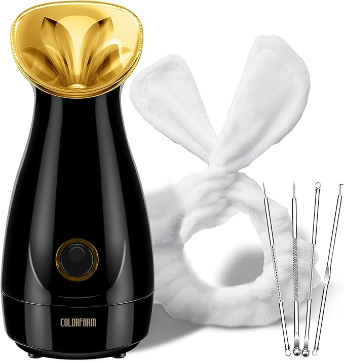 Facial Steamer Nano Ionic Hot Mist Face Steamer Home Sauna SPA Face Humidifier Atomizer for Women... | Amazon (US)