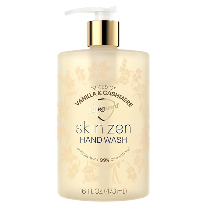 Safeguard Liquid Hand Soap, Skin Zen, Washes Away 99% Bacteria, Made with Natural Moisturizers & ... | Amazon (US)