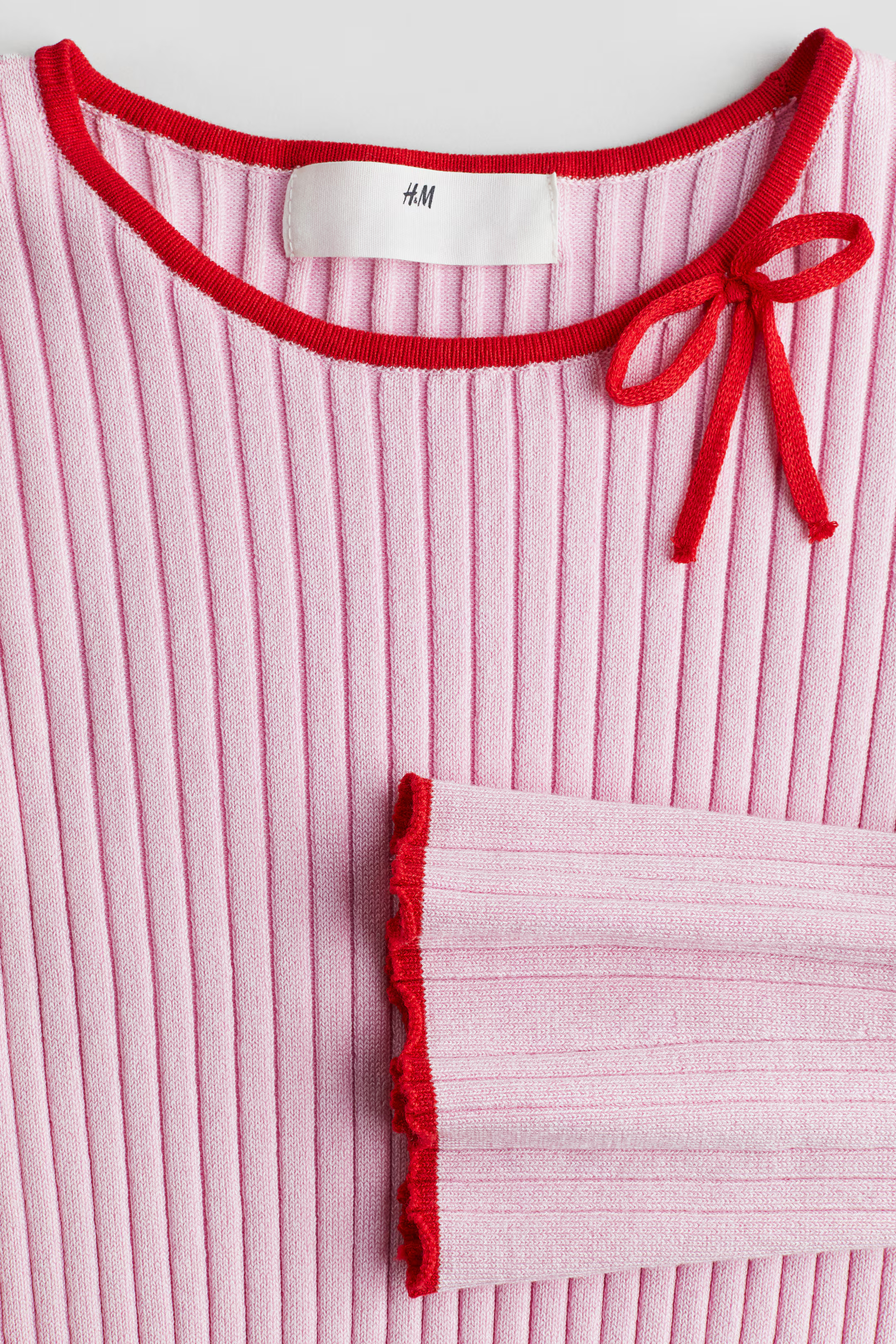 Rib-Knit Dress - White - Kids | H&M US | H&M (US + CA)