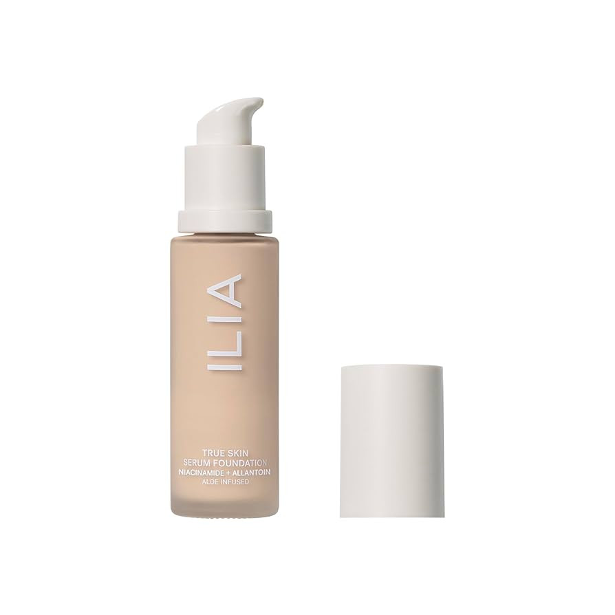 ILIA - True Skin Serum Foundation | Non-comedogenic, Cruelty-Free, Vegan, Weightless Feel, Builda... | Amazon (US)