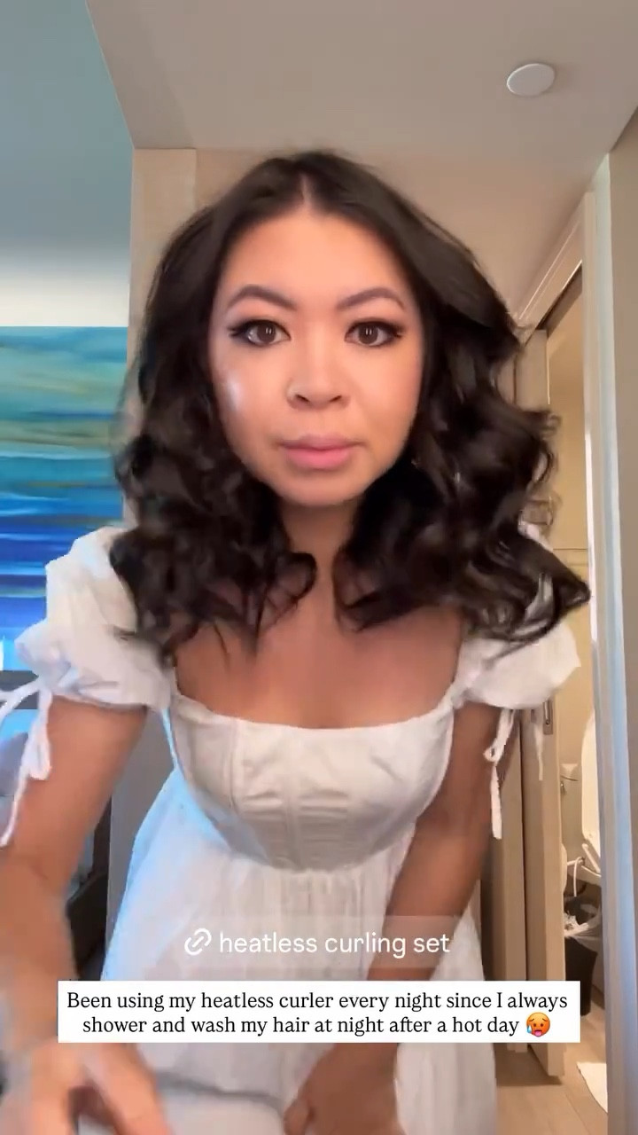 Heatless curling set! 
Been using my heatless curler every night since I always shower and wash my hair at night after a hot day! 

#LTKFindsUnder50 #LTKStyleTip #LTKBeauty