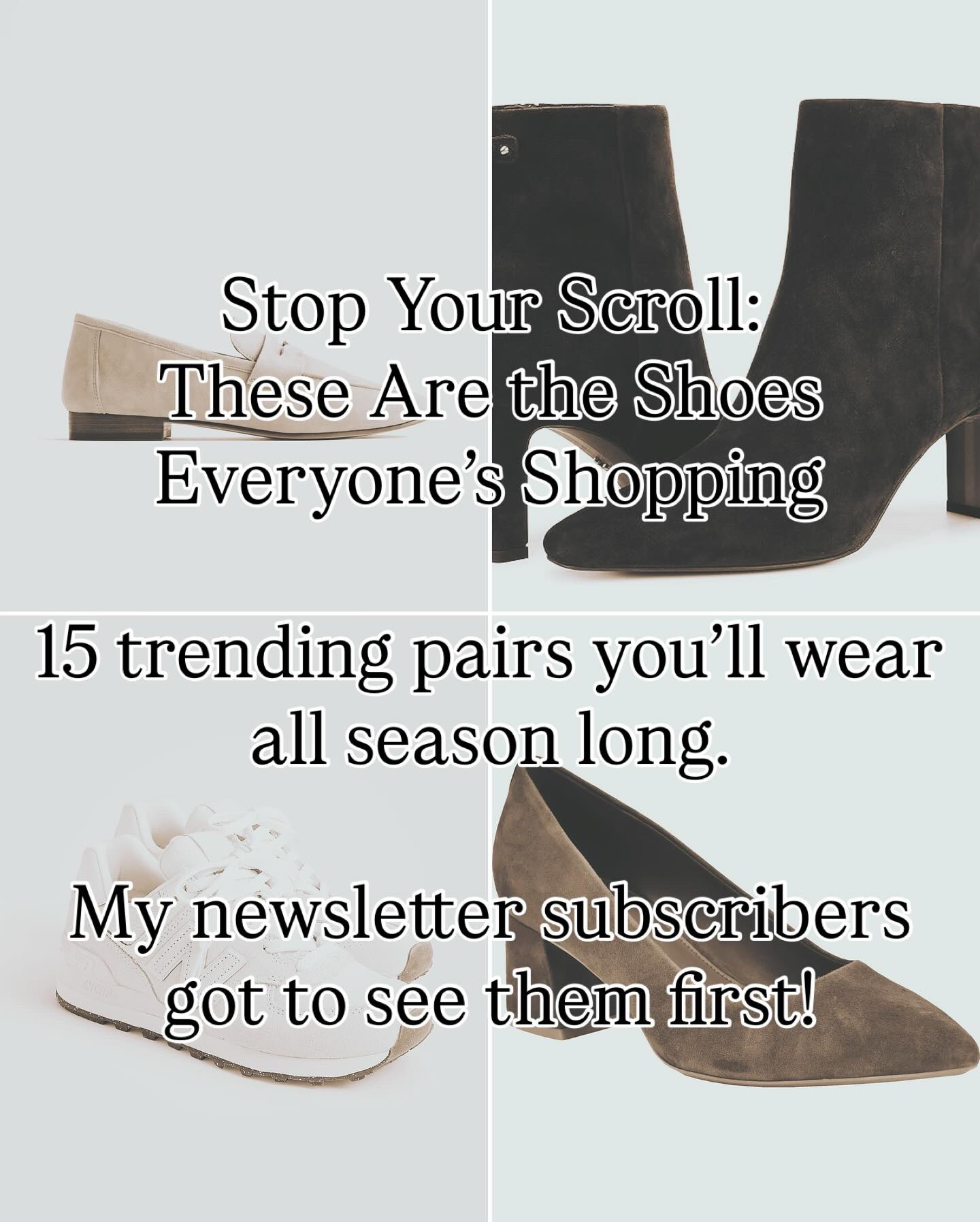 👢 Fall Shoe Edit: 15 Trending Pairs You’ll Wear on Repeat!

Like, Follow, and Comment SHOES and I’ll send links right to your DM
 From brown suede booties and timeless loafers to chic sneakers and statement mules, these are the pairs my community is clicking and shopping most right now.

💌 Want to shop first every week? Subscribe to my newsletter to get my top trending picks delivered straight to your inbox.
✨ Scroll through all 5 slides to see my fall shoe edit and shop directly via my ShopMy storefront — link in bio!
 #FallStyle #FallShoes #WardrobeStaples #SundayScroll #ShopMyLook #ClassicStyle #TallGirlStyle #EverydayStyle #Loafers #Booties #FallFashion

#LTKTall #LTKOver40 #LTKShoeCrush