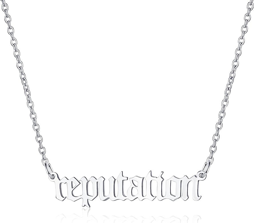 Holy rose Reputation Necklace Fearless Necklace Speak Now Necklace Music Lover Gift Singer Gifts ... | Amazon (US)