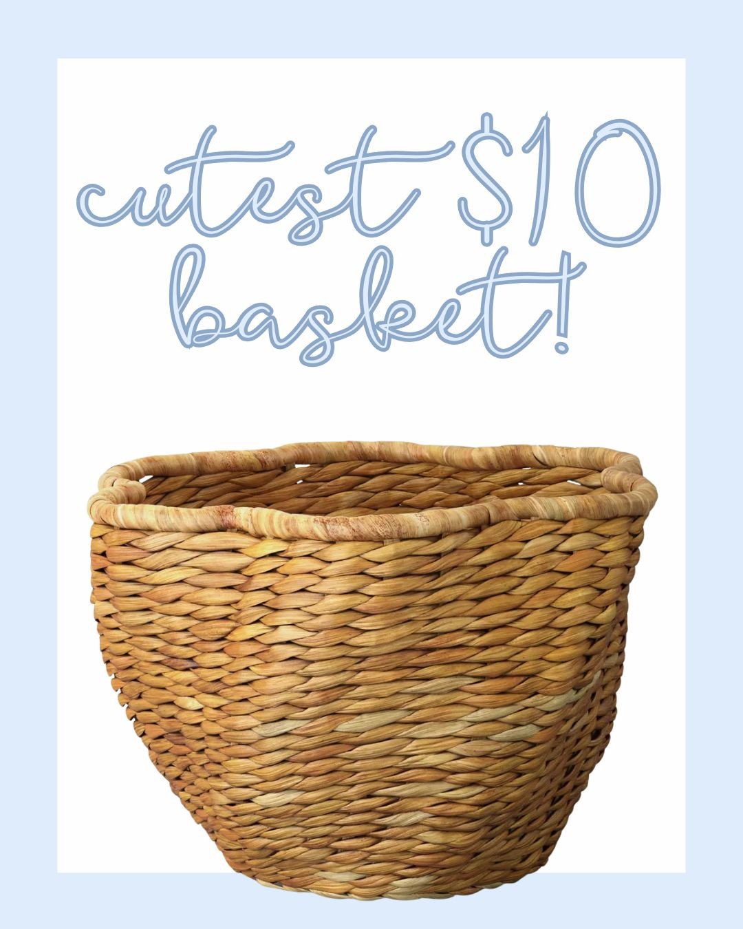 cutest $10 basket! 
 

 #LTKHome