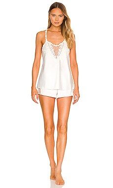 Flora Nikrooz Solid Charmeuse Cami Set in Ivory from Revolve.com | Revolve Clothing (Global)