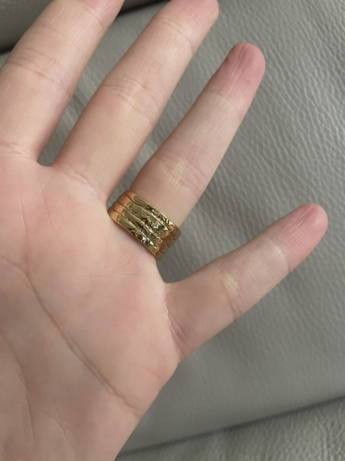 Authentic Yves Saint Laurent YSL Arty Pink Stone Statement Chunky, Ring 7 Gold | eBay UK