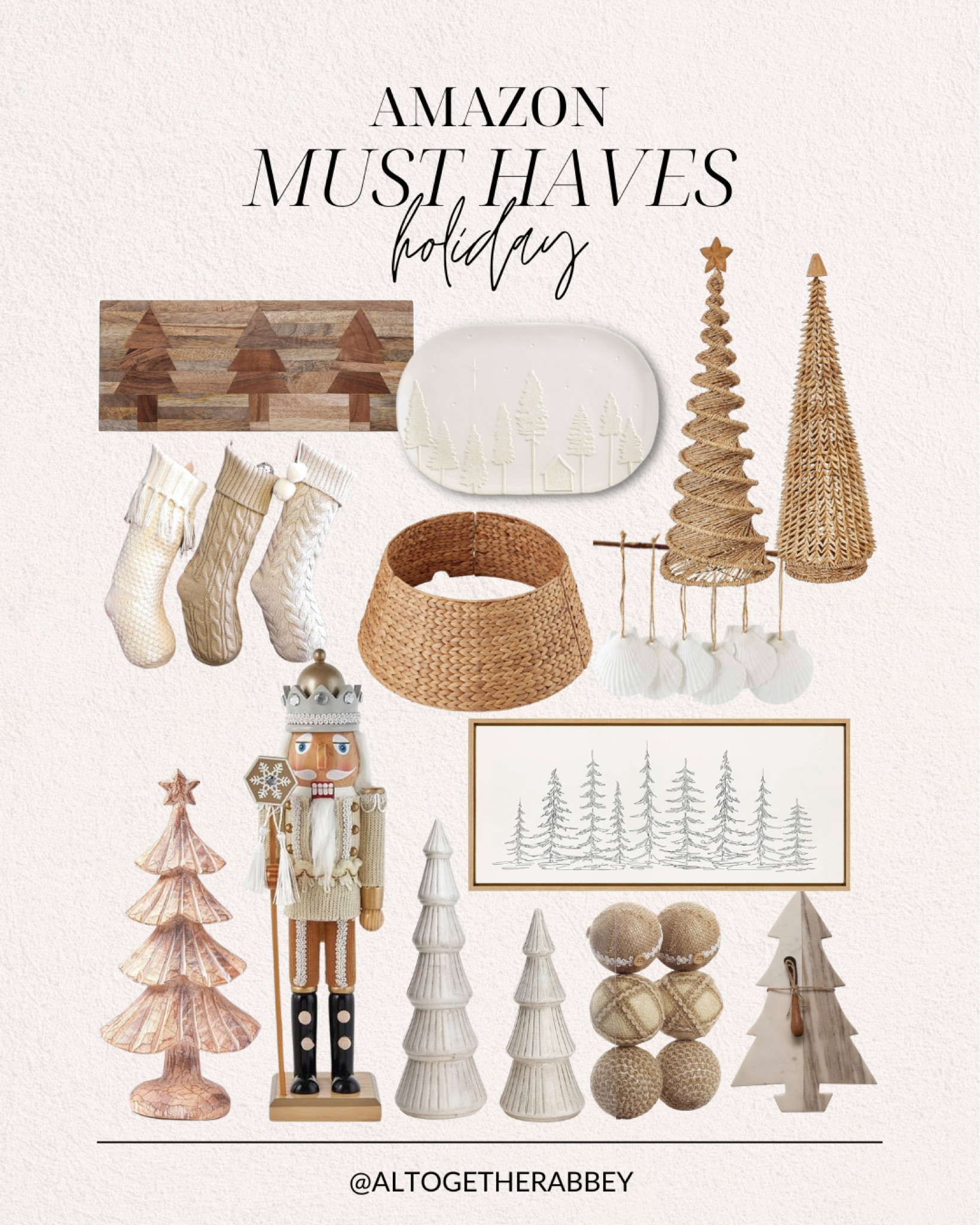 Neutral Boho Holiday Decor • Christmas Home Decor from Amazon

#Christmasdecor #amazonfinds #amazonmusthaves #holidaydecor #christmas #bohohome #neutraldecor #neutralholiday #goldnutcracker #natural #decorativetrees #holidayhomedecor #amazonfavorites 

#LTKSeasonal #LTKHoliday #LTKhome