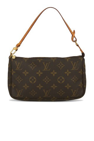 Louis Vuitton Monogram Pochette Accessoires Shoulder Bag in Brown | FWRD 