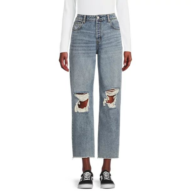 Vanilla Star Juniors' Low Rise Baggy Jeans - Walmart.com | Walmart (US)