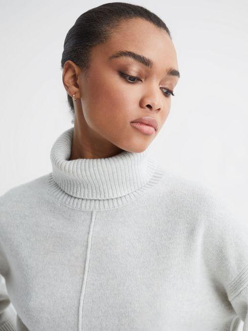 Cashmere Blend Roll Neck Jumper | Reiss UK