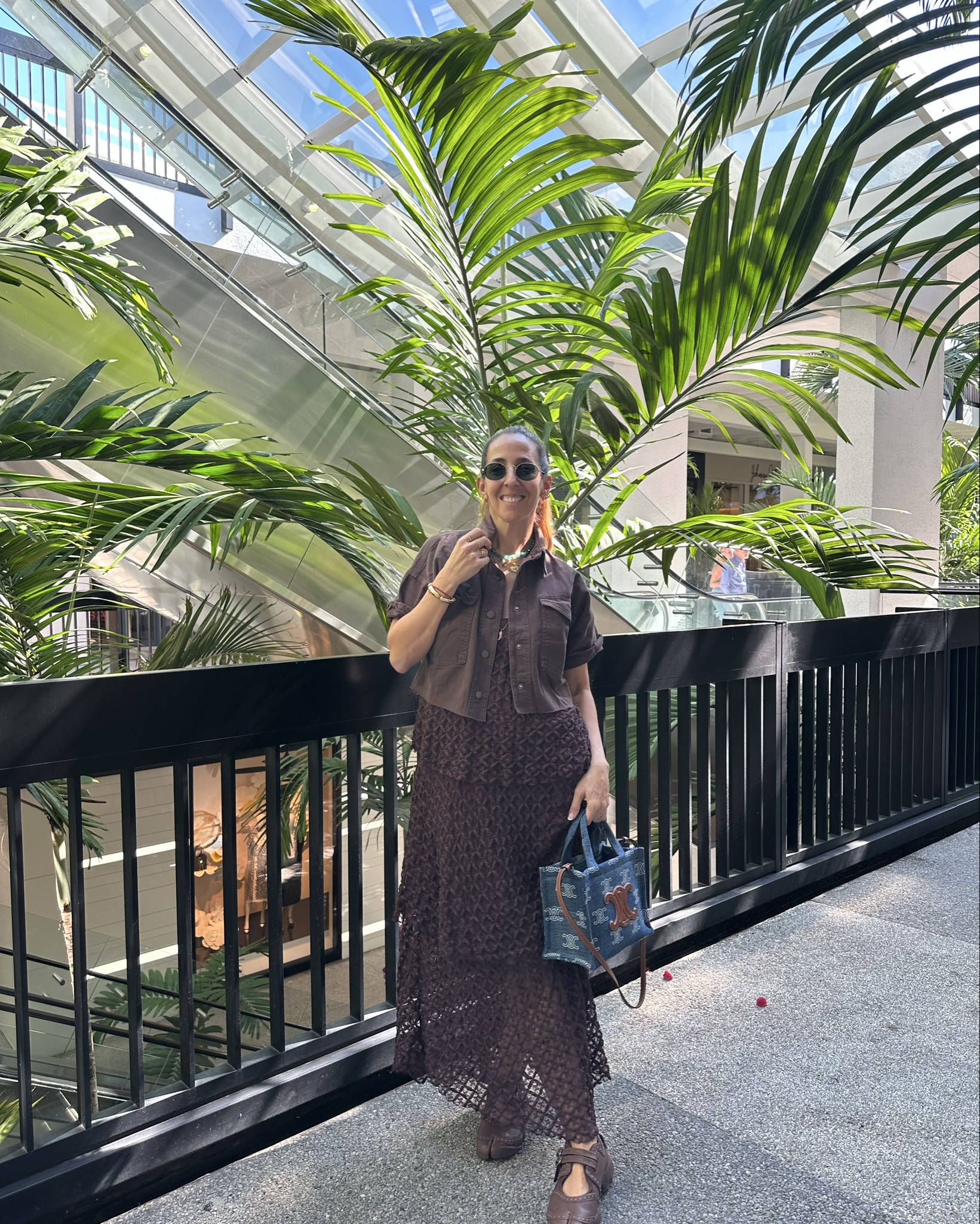 Chocolate and denim in Bal Harbour shops 

#LTKdayinmylife #LTKootd #LTKOver40