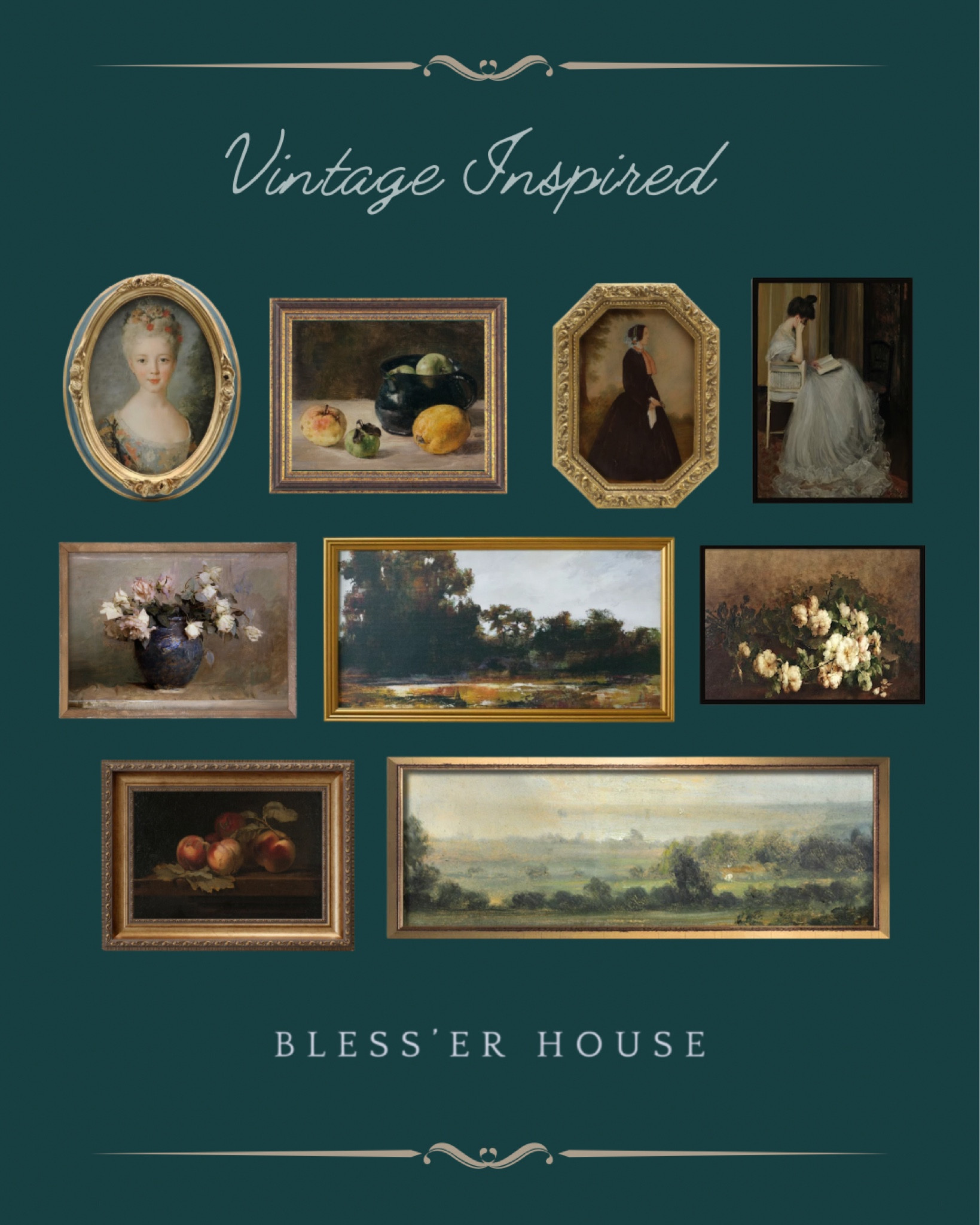 Vintage inspired wall art and prints! 

Landscape wall art, Vintage art,
Antique landscape painting,
Landscape print, Vintage oil painting,
Panoramic art, Calm valley, Farm artwork, Vintage Still Life Lemon, apples Vintage Wall Art Digital Printable, Moody, rich, dark still life 


#LTKFind #LTKstyletip #LTKhome