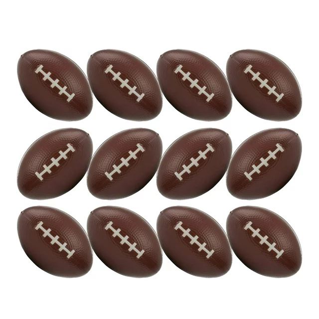 Neliblu 12 Football Sports Stress Balls Bulk Pack of 1 Dozen 2.5" Stress Football Squeeze Balls f... | Walmart (US)