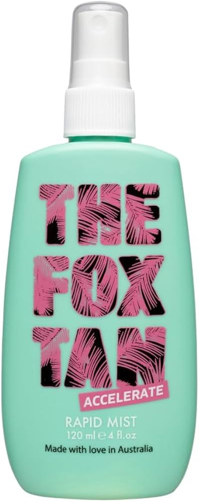 The Fox Tan Rapid Tanning Mist, Natural Tanning Accelerator Spray For Darker & Faster Tans, Creat... | Amazon (US)