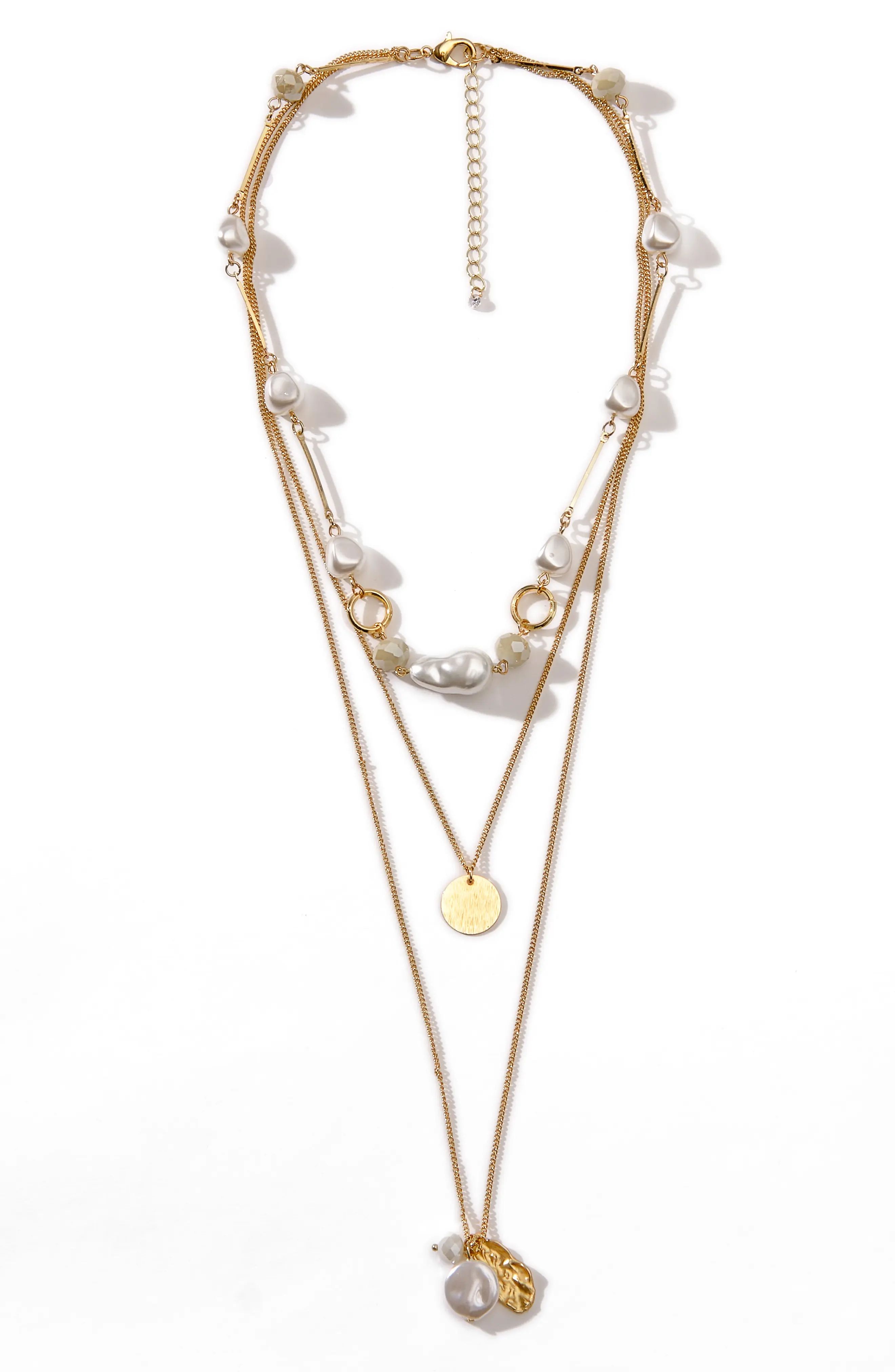 Women's 8 Other Reasons X Jenn Im Perla Imitation Pearl Layer Necklace | Nordstrom