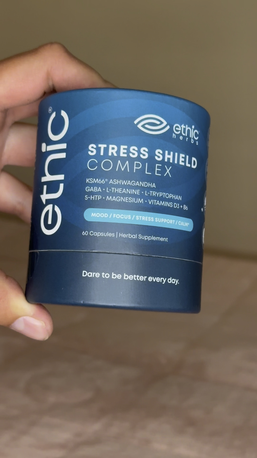 Discover the power of calm with Ethic Herbs' Stress Shield Complex 🌿 This natural supplement is my go-to for staying centered and stress-free throughout the day. Shop now and experience the difference!

#StressRelief #NaturalWellness #EthicHerbs

#LTKFitness #LTKActive #LTKVideo