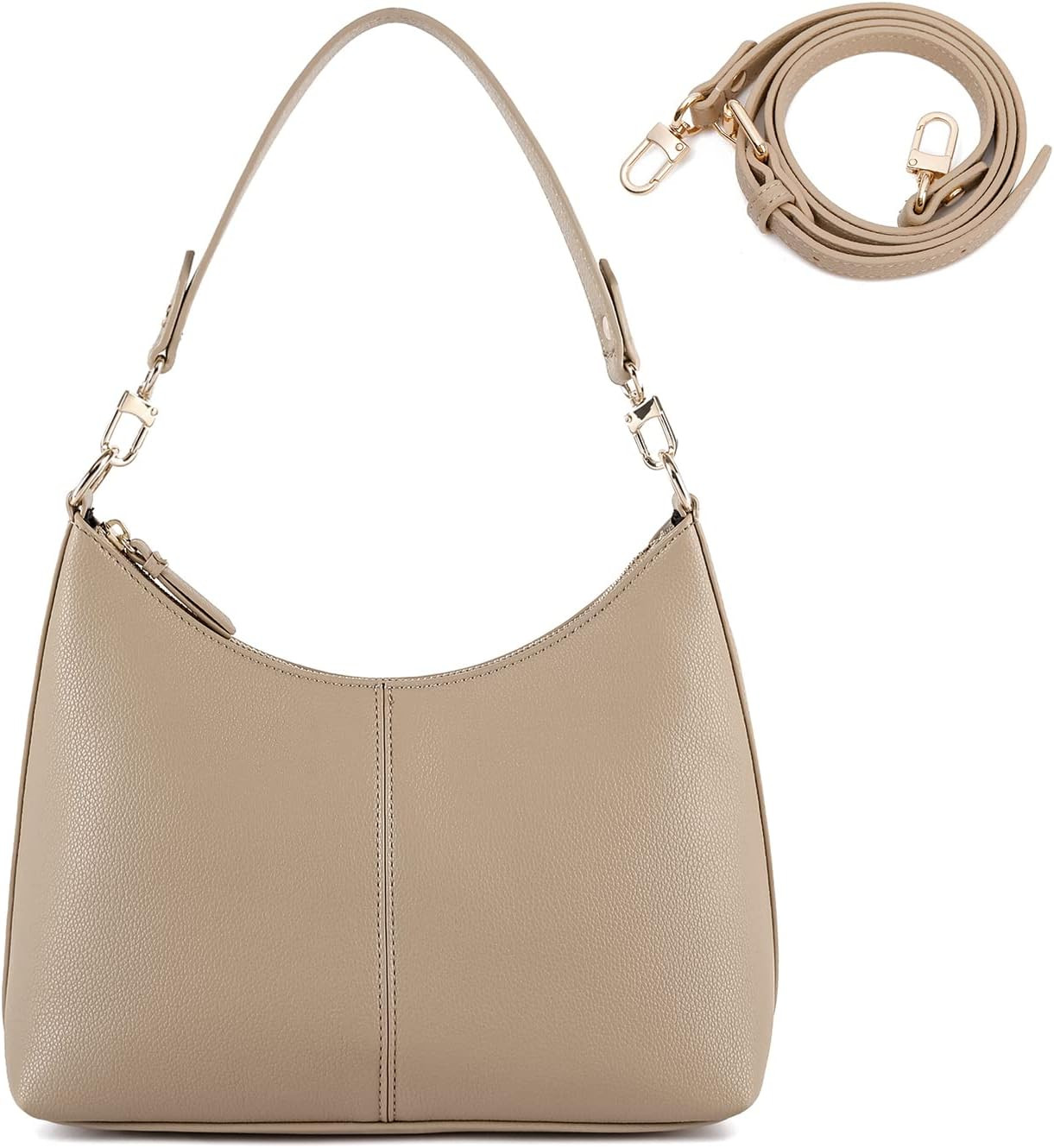 Keyli Small Shoulder Handbags for Women Mini Purse Waterproof Soft Leather Crossbody Bags for Work Shopping Travel | Amazon (US)