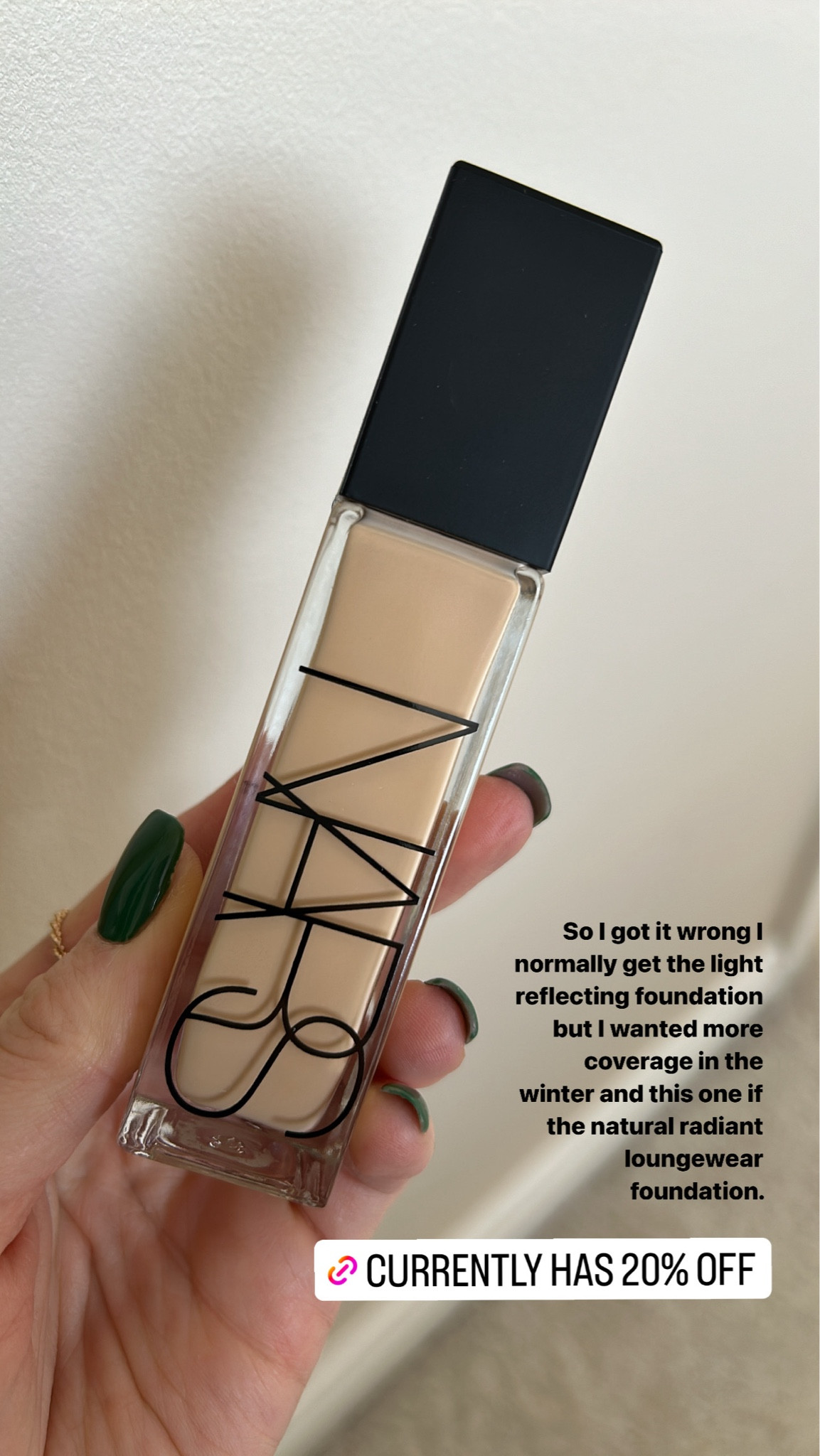 20% off Nars foundation, full coverage foundation, Nars radiant foundation, foundation that covers freckless

#LTKfindsunder50 #LTKsalealert #LTKbeauty