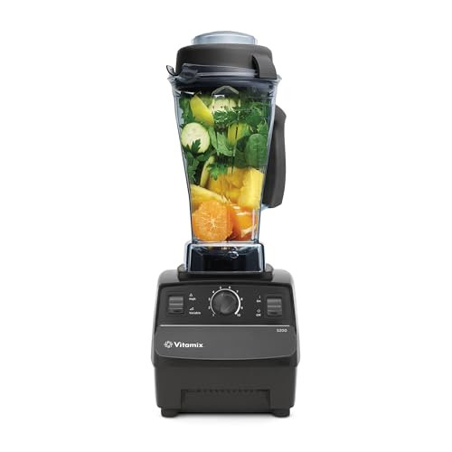 Vitamix 5200 Blender, Professional-Grade Blender for Smoothies, Soups, Ice Cream and More, Stainless-Steel Blades, Self-Cleaning Kitchen Appliance, 64 Oz Container, Black | Amazon (US)