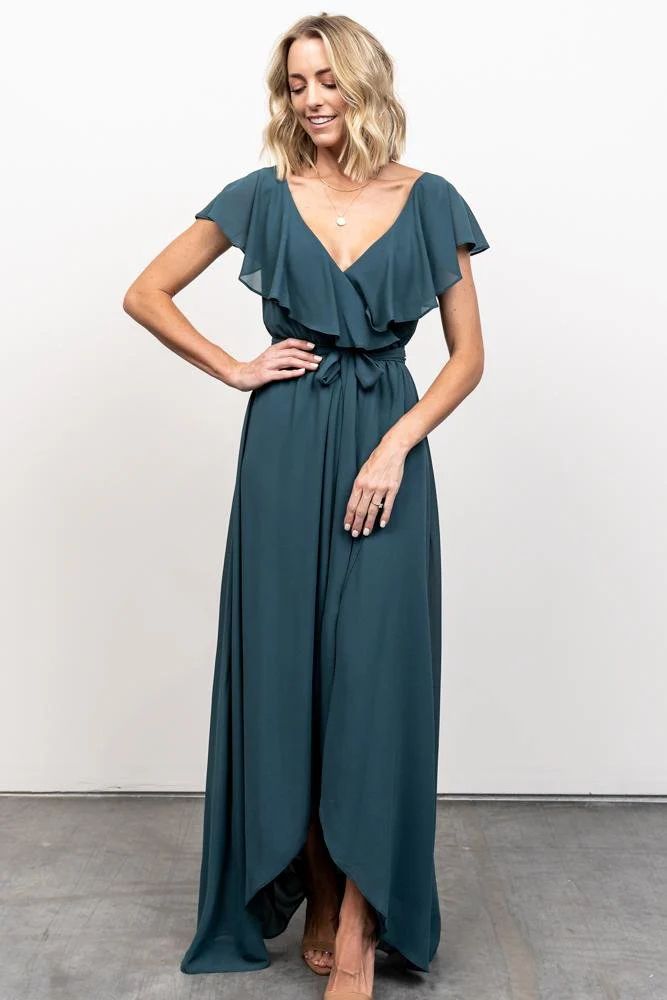 Katya Ruffle Maxi Dress | Baltic Born