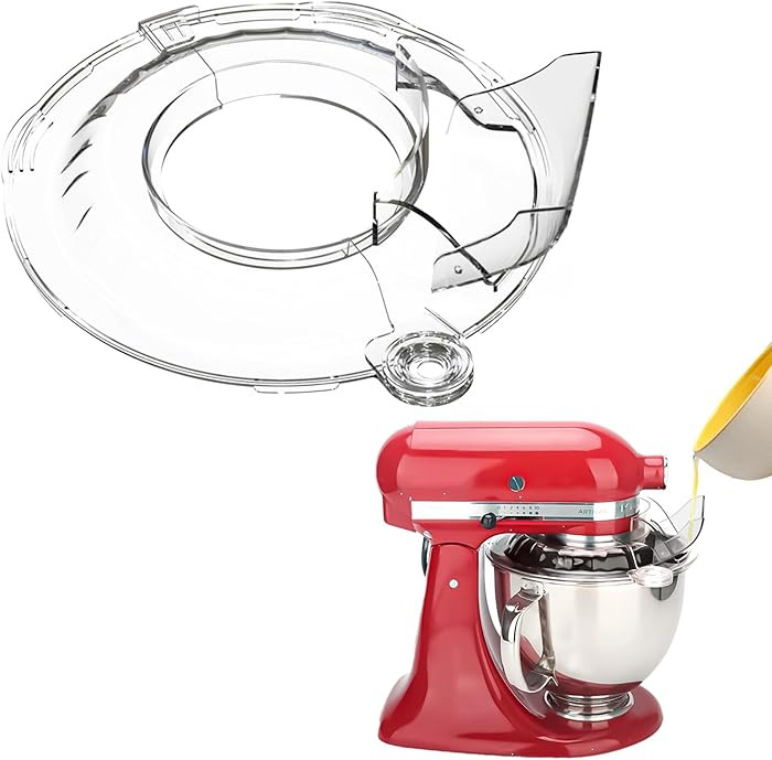 Pouring Shield for KitchenAid Tilt Head 4.5-5 QT (for Stainless Steel Bowls Only), for Kitchen ai... | Amazon (US)