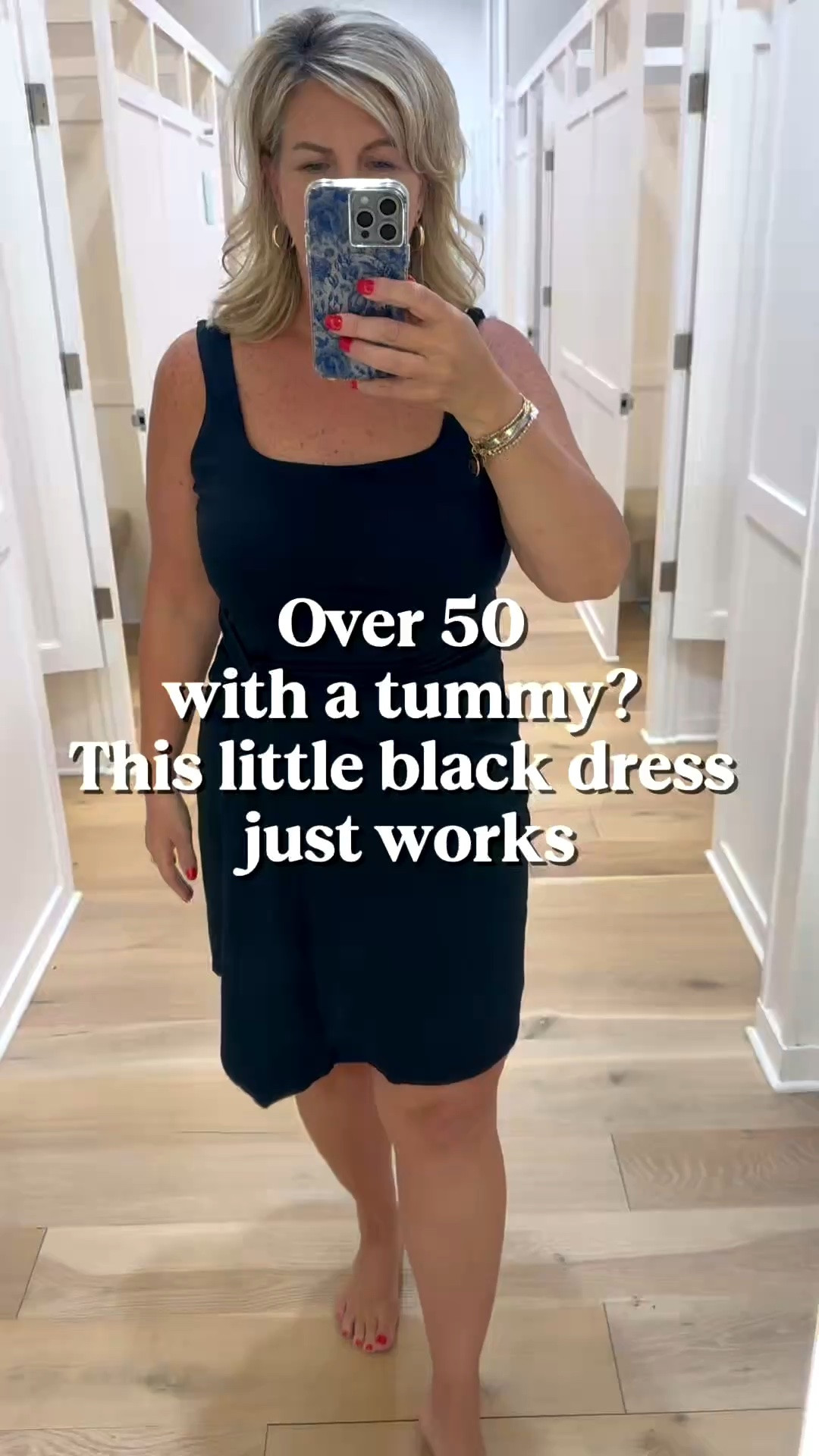 Summer little black dress
I’m wearing a size large