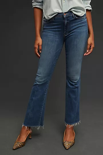 MOTHER The Weekender Mid-Rise Flare Jeans | Anthropologie (US)