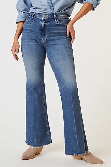 MOTHER The Weekender Mid-Rise Flare Jeans | Anthropologie (US)