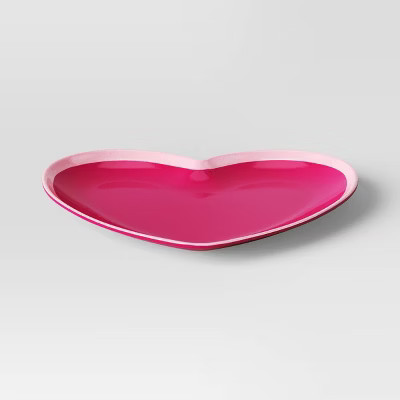 Melamine Figural Heart Dinner Plate - Room Essentials™ | Target