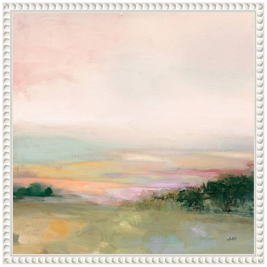 Amanti Art Framed Canvas Wall Art 16x16 Dark Glowing Valley by Julia Purinton, Framed Wall Art Ca... | Amazon (US)