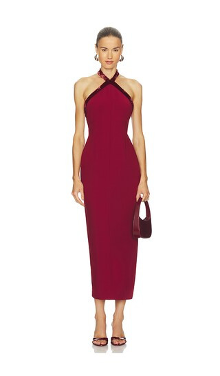 by Marianna Lali Maxi Dress in Burgundy | Revolve Clothing (Global)