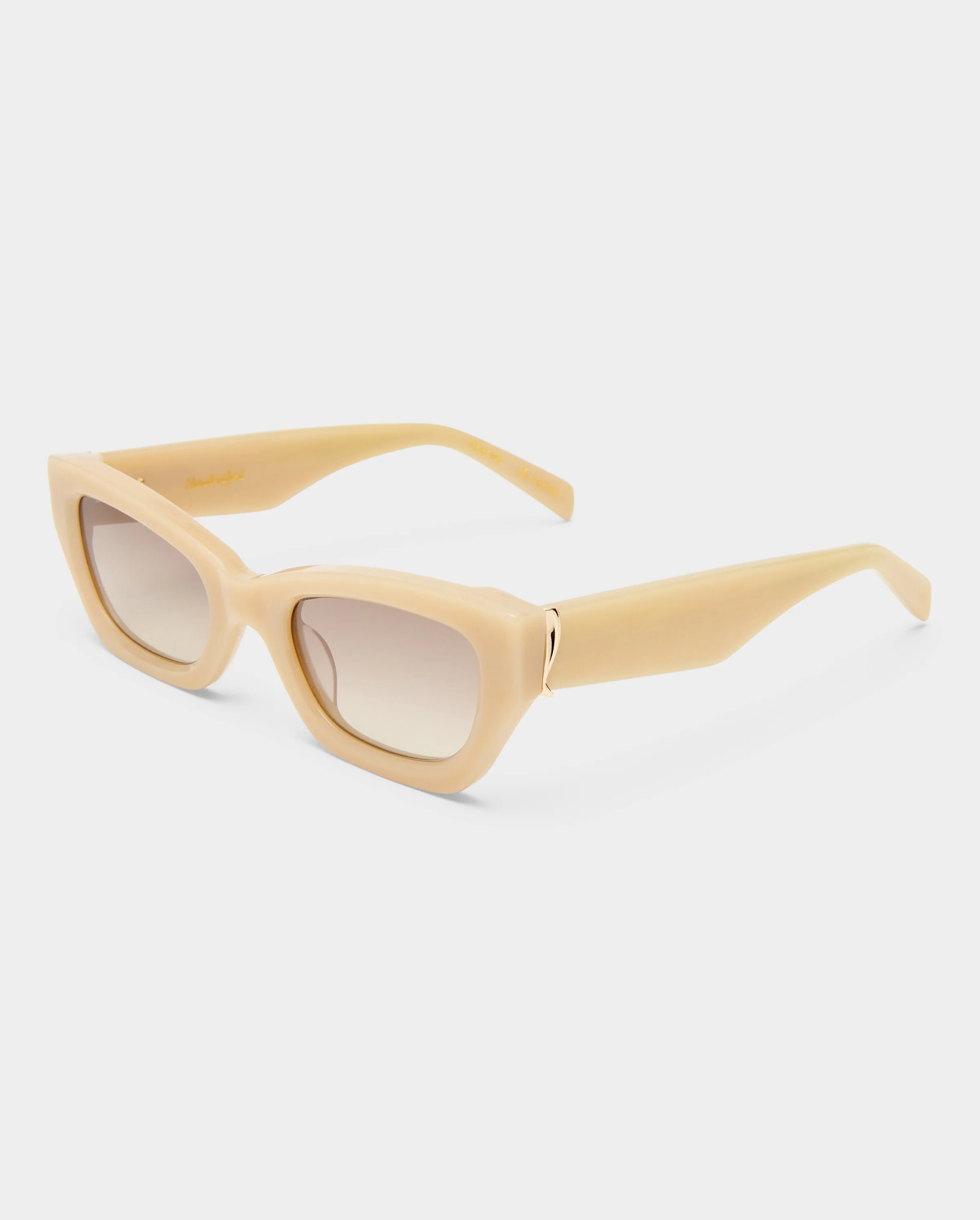 The Sutton Nude Haze Female Cat-Eye Sunglasses | Luv Lou | Luv Lou