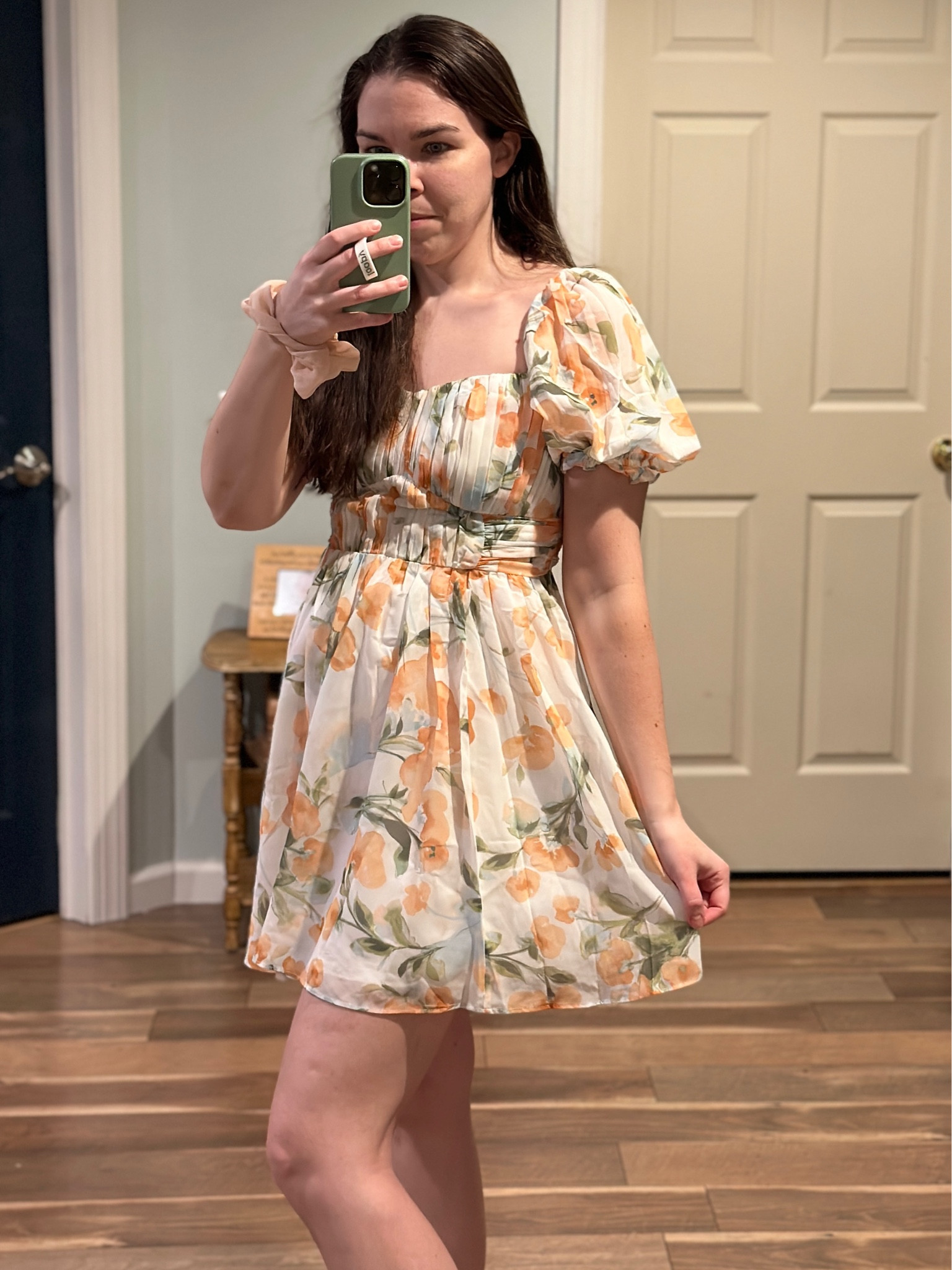 Abercrombie and Fitch spring dress. Puff sleeves, so cute for Easter! And it has pockets!

#LTKunder100 #LTKSale #LTKFind