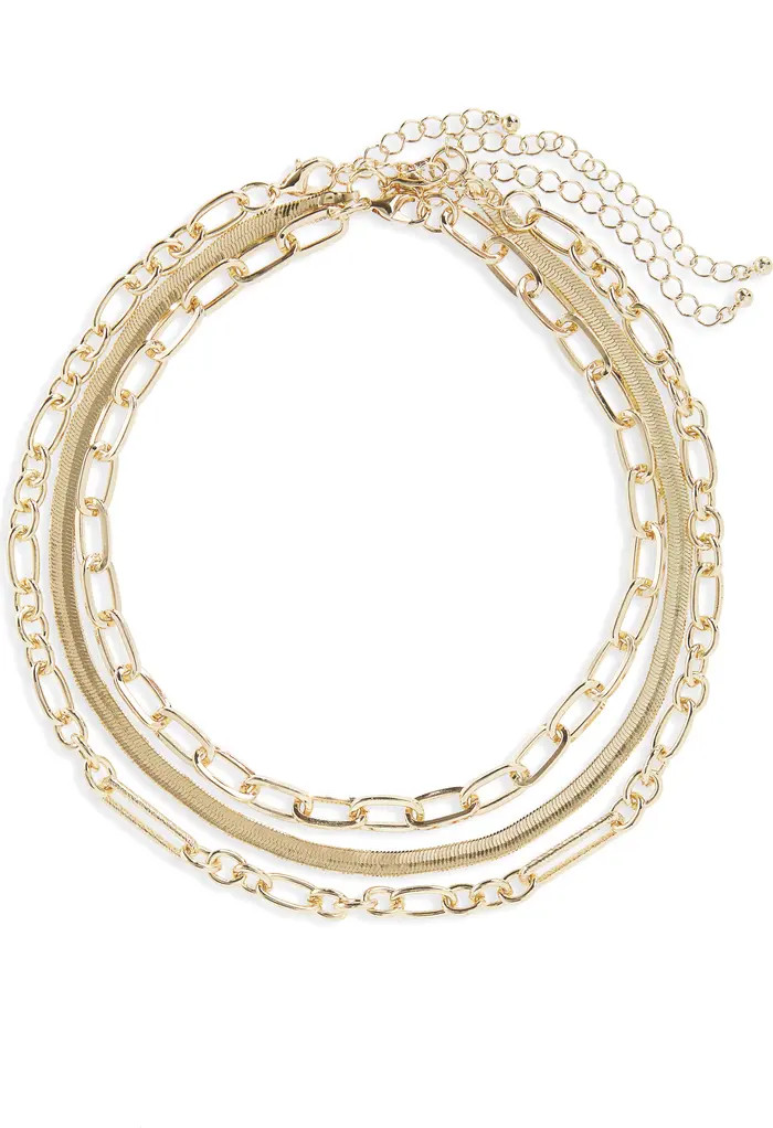 Nordstrom Set of 3 Mixed Chain Necklaces | Nordstrom | Nordstrom