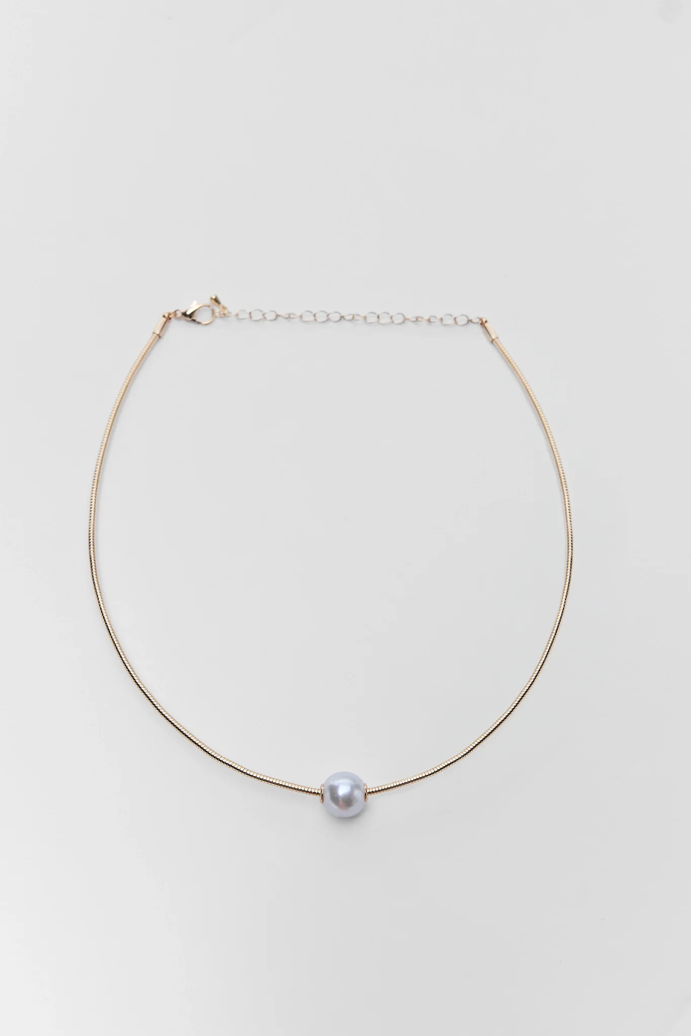 Gold Pearl Charm Necklace | Avara