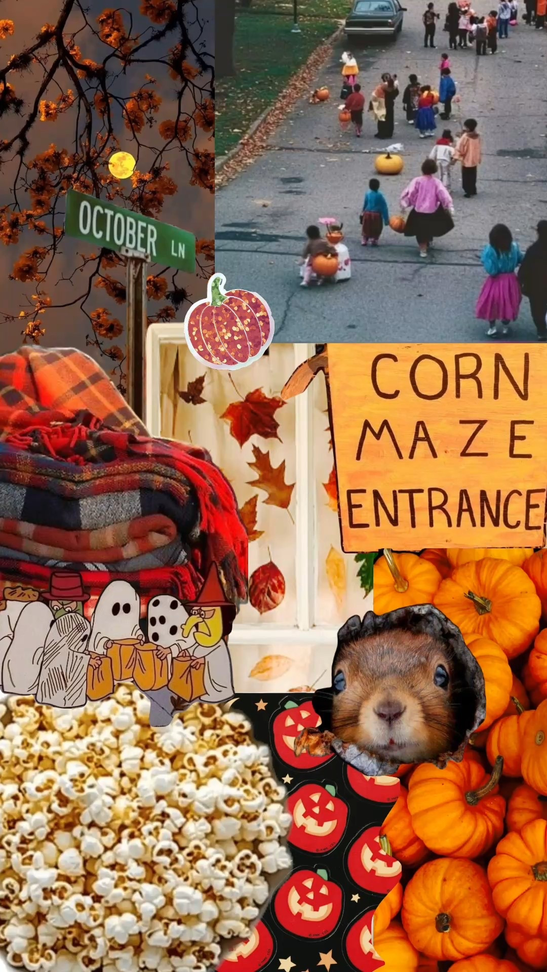 the happy in halloween // sour gummy pumpkins kettle corn a squirrel a glittery pumpkin sticker a full moon plaid flannel blankets and oct 31st 

#LTKParties #LTKHome #LTKSeasonal