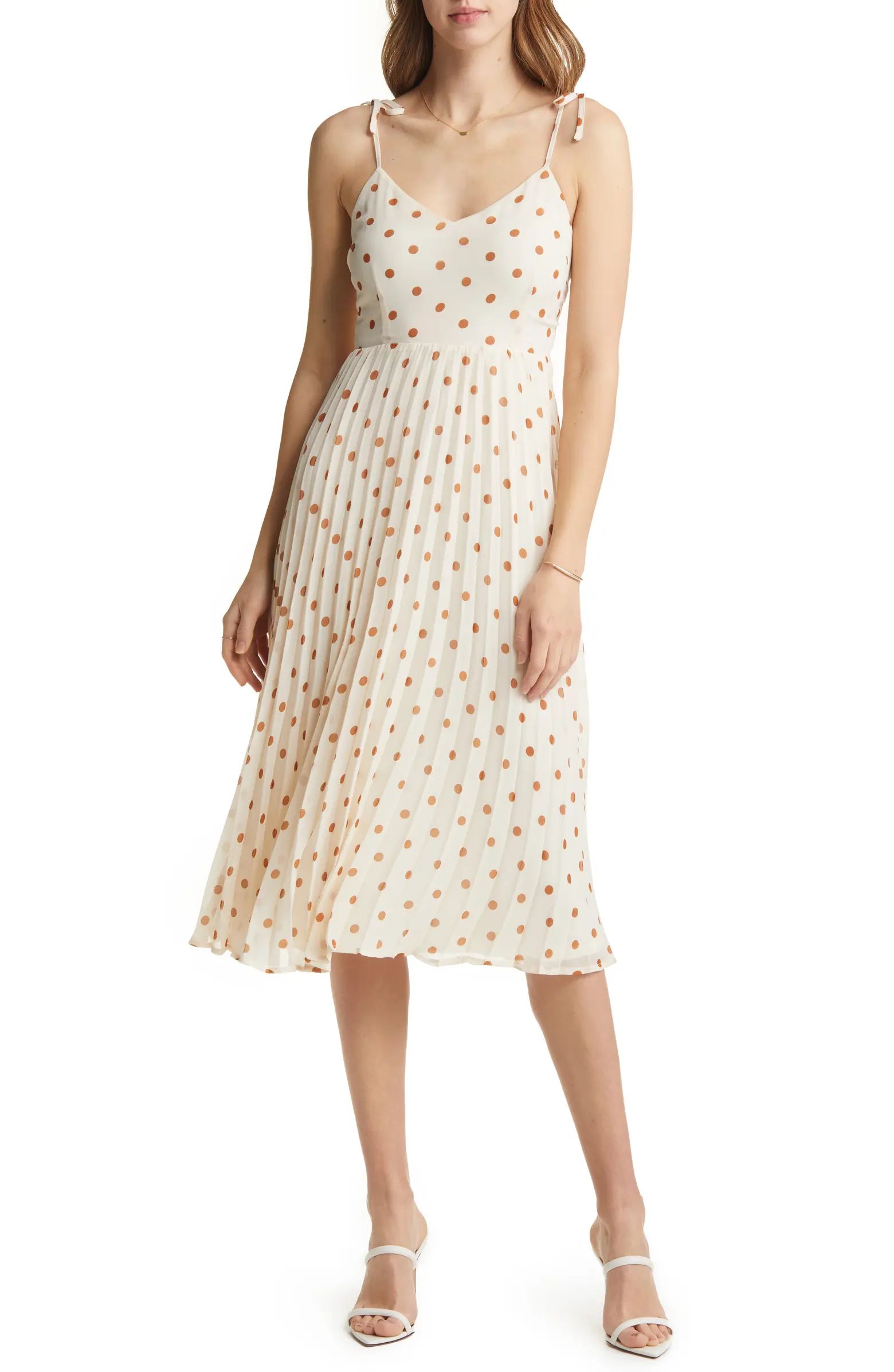 VICI Collection Polka Dot Sleeveless Dress | Nordstrom | Nordstrom