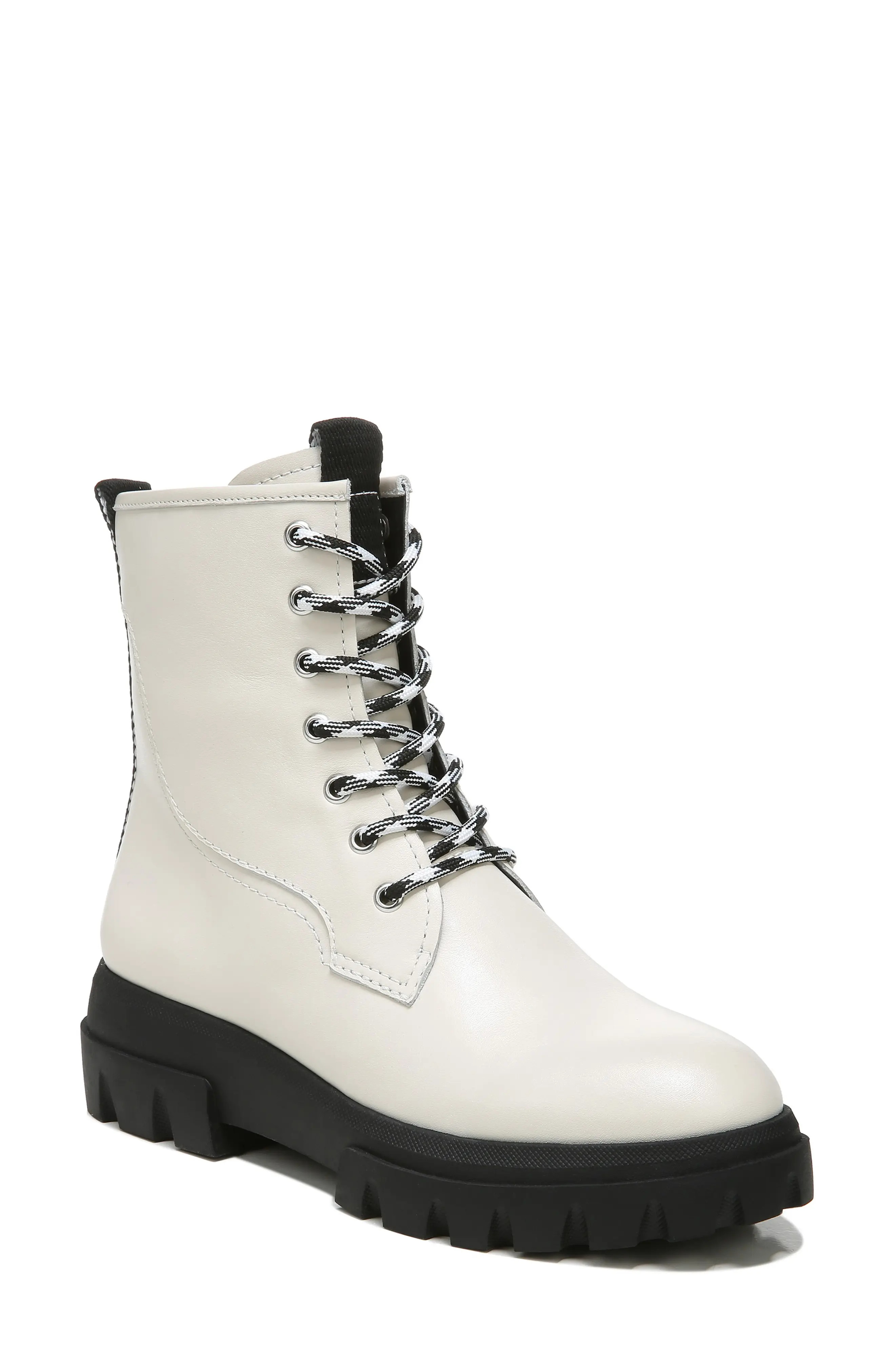 Franco Sarto Robbie Combat Boot, Size 5 in Putty at Nordstrom | Nordstrom
