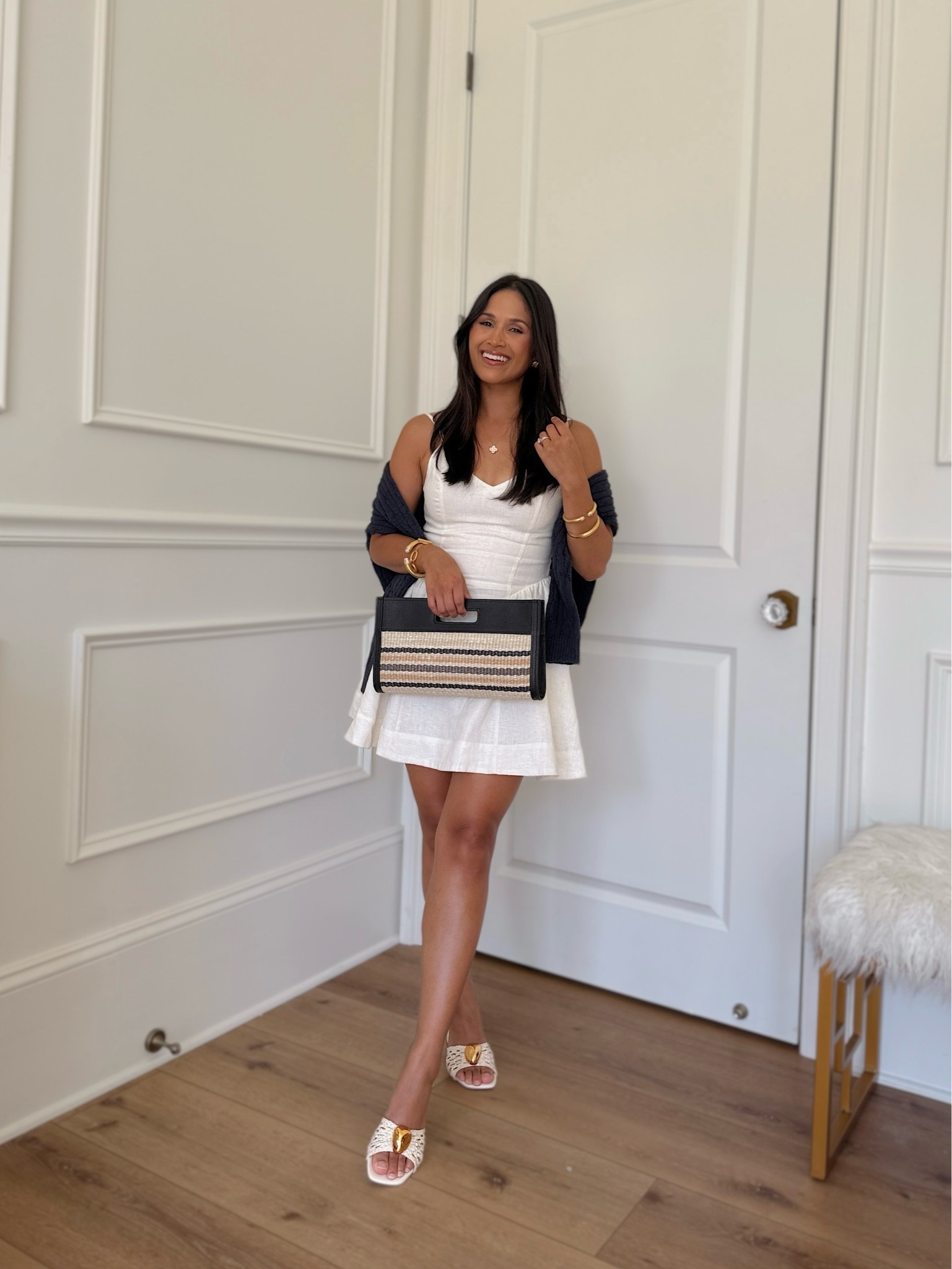 Love the fit of the linen mini dress! Comes in more colors & perfect for my petite girls. 
Also, take 20% OFF my shoes & bag with code: HAUTE20
Wearing sz small in the dress! 

Aritzia sale, Gigi New York bag, raffia clutch

#LTKPetite #LTKootd