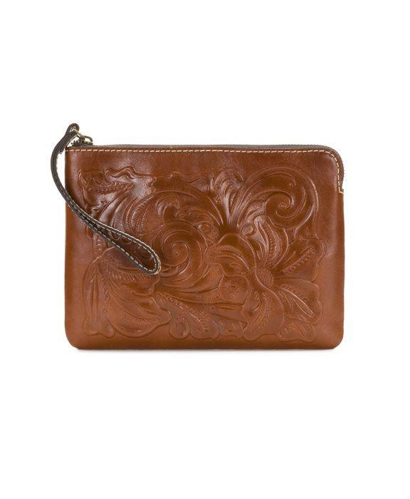 Cassini Wristlet 
         Tooled | Patricia Nash Designs